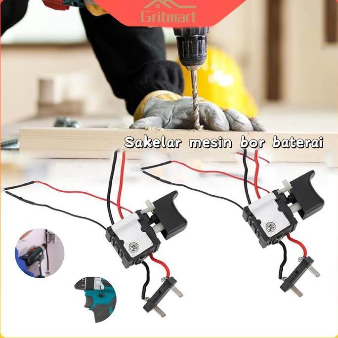 XOHIMA Trigger Bor Switch Control Dc Bor Baterai Saklar Mesin Bor Baterai Dc Cordless Trigger Switch