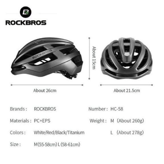 Ready Helm Rockbros Helm Sepeda Roadbike Helm Sepeda Lipat Ultralight