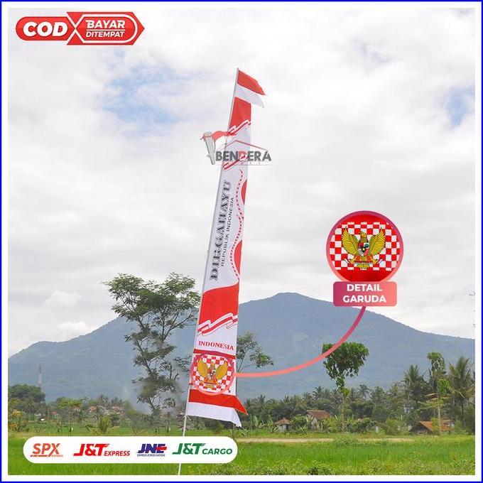 UMBUL UMBUL JUMBO CATUR DIRGAHAYU 4 METER