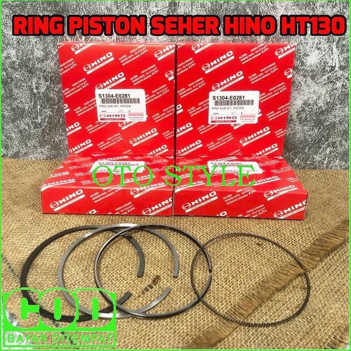 Ring Piston Ht130 - Ring Seher Hino Dutro 130Ht Ht130 Set