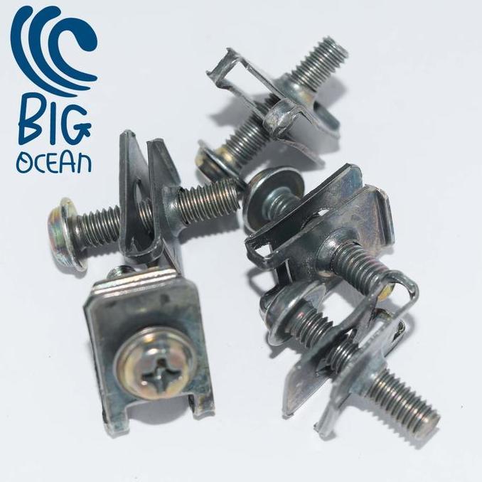[PAKET 100 PCS] Klip Batok M4 Honda/ Klip Set Baut motor body honda M4