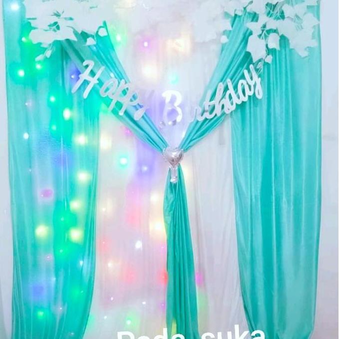 1 Set Backdrop lamaran / paket lengkap background / khitanan / happy engagement / nikahan / ulang ta