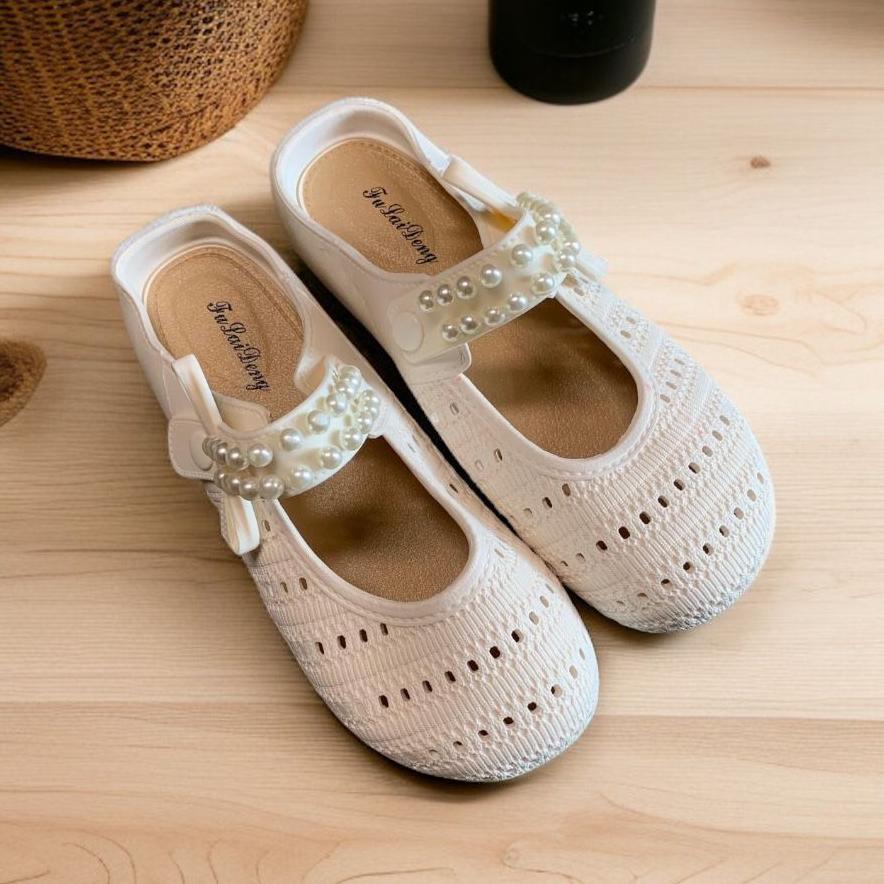 Grosir Sepatu Wanita Terbaru/Sepatu Sandal Jelly Slip On Fld 8802/Sepatu Flat Karet Kekinian