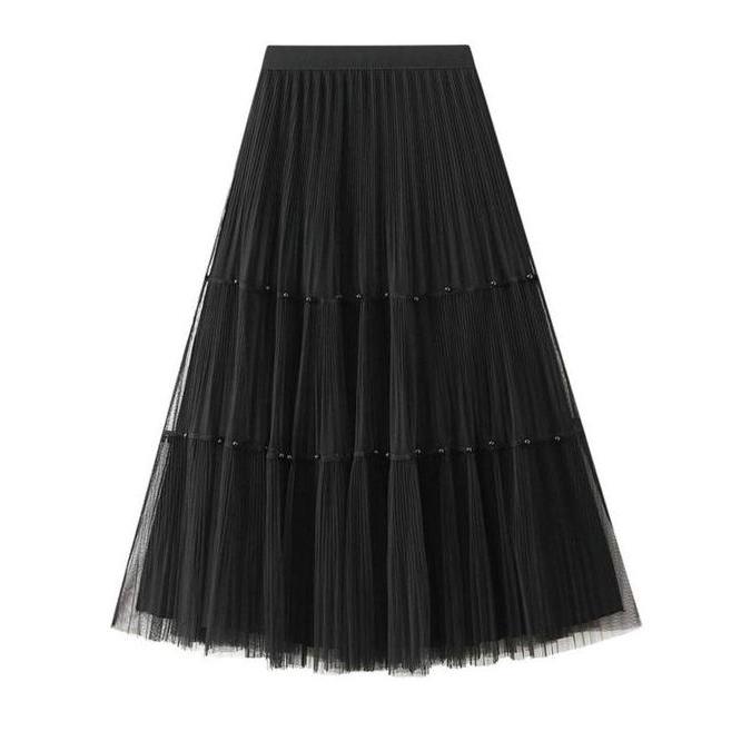 Shenel Rok Tutu Timbal Balik Bisa 2 El Roko Tutu 6518 Mutiara Panjang Dan Rok Midi 78 Tutu Polos Rok