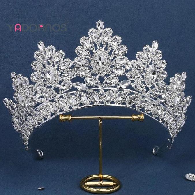 Ratratama54 - YADORNOS Mahkota Aura -  Mahkota Mewah Besar Berlian - Mahkota Pengantin / Mahkota Pen
