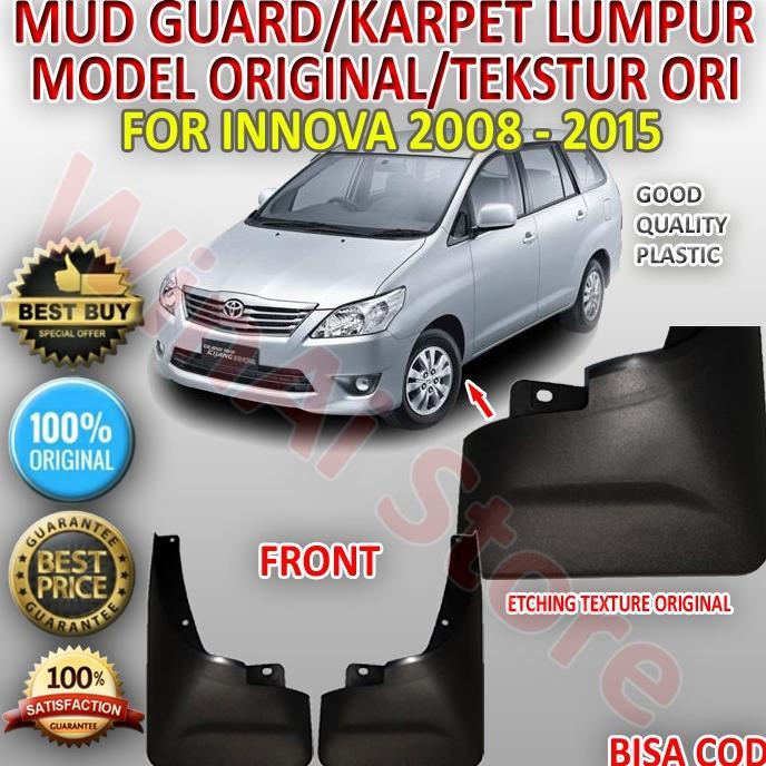 Mud Guard/Karpet Lumpur/Spakbor Innova Depan/Front Model Ori 2008-2015