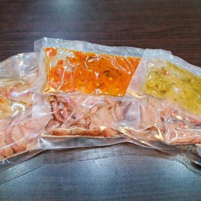 Foodz- Sei Sapi Asap Morteza Lengkap 3 Varian Sambal
