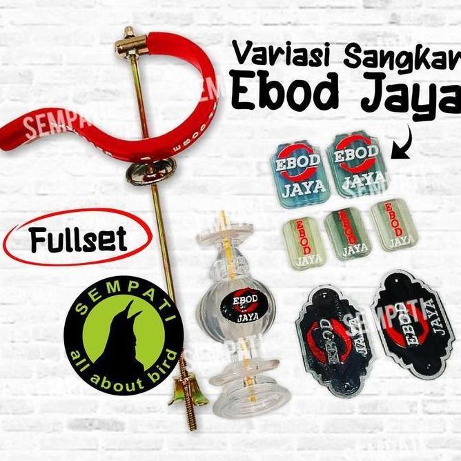Kicaudor- Sempati Aksesoris Sangkar Kandang Burung Kotak Ebod Jaya Fullset Variasi Gantungan Pion Em