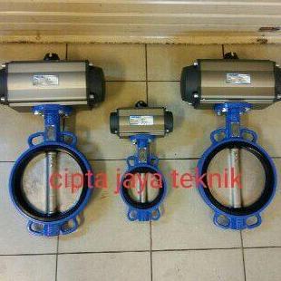 Butterfly Valve Pneumatic Actuator 1 1/2" Inch Murah