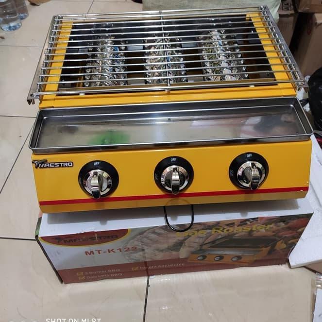 TERBARU roaster/bbqkompor pemanggangan gas 3 tungku / ROASTER / PEMANGGANG