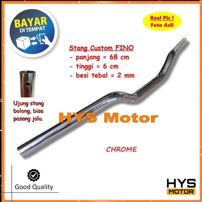 Promo Stang Stir Motor Fino 125 Fi Grande Setang Setir Nunduk Aksesoris CB RZR Vixion Beat Verza Bys