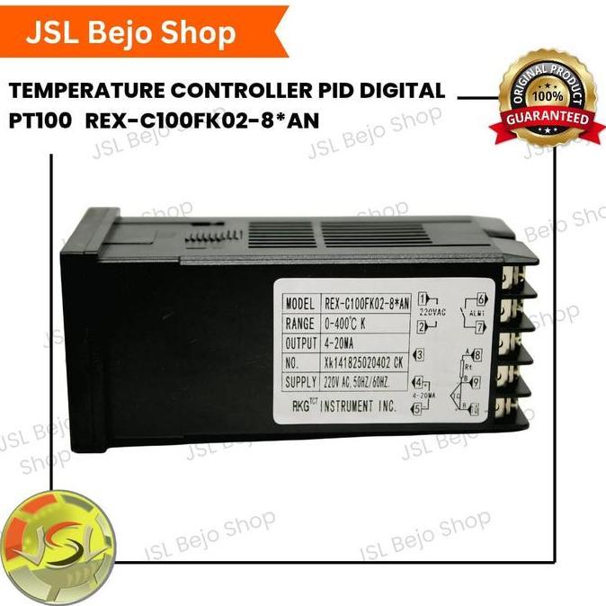 TEMPERATURE CONTROLLER PID OUTPUT ANALOG 4 -20 MA MURAH