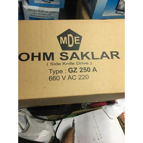 Baru Ohm Saklar 250A MDE / Ohm Saklar 250 A / GZ 250A MDE jualkabeldan844 dijamin