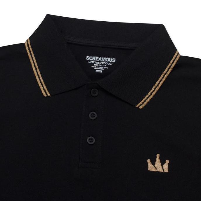 [ Screamous X Hendy Dion ] Polo Shirt Crown Line