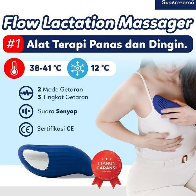 TERMURAH - Supermama Lab Flow Lactation Massager | Breast Relaxant Atasi Sumbatan ASI & Redakan Nyer