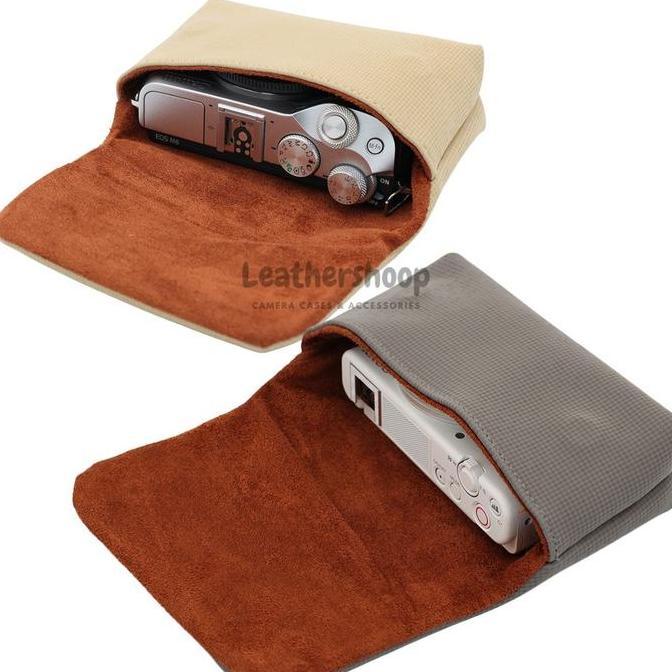 Cekrek- Pouch Kamera  Rx100 Series Zv-1F Zv-1M2 Zv-1 Hx99 Wx800 Wx500 G7Xii G7Xiii Ixus Dll