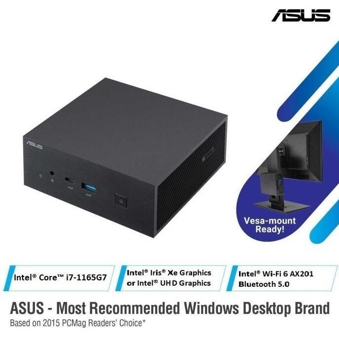 Mini PC ASus PN63 i7 1165/64/Ssd1TB/Win Mini PC Asus i7