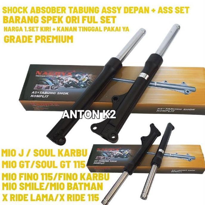SHOCK DEPAN/ASS SHOCK TABUNG DEPAN STANDAR ORI MOTOR MIO SMILE/MIO SOUL GT 115/MIO J/MIO SOUL KARBU