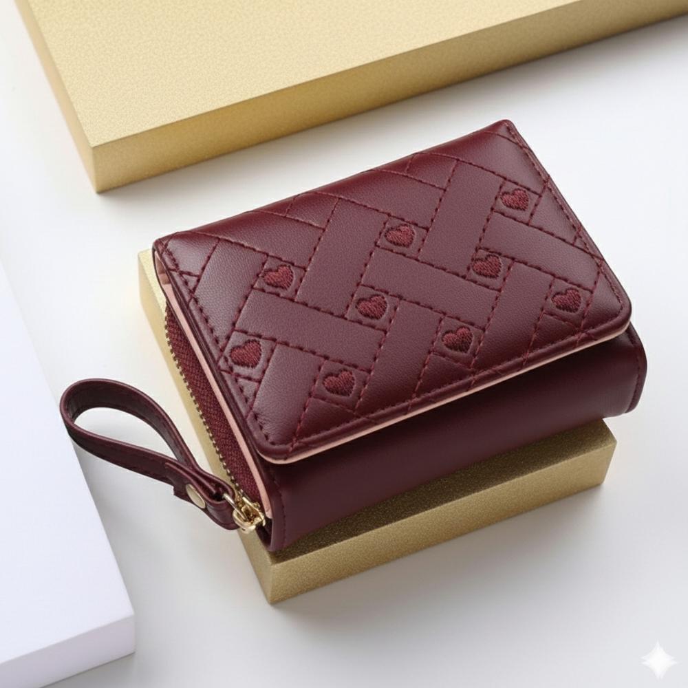 BELI SEKARANG Dompet Wanita Mini Viral Aurora Dompet Lipat Pendek Korea Dompet Imut Lucu Dompet Wani