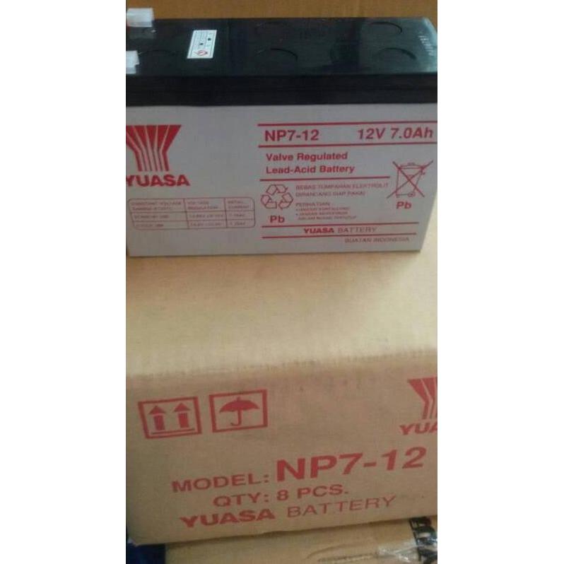 Aki Ups, Aki Sepeda, Aki Lift, Yuasa Np7-12