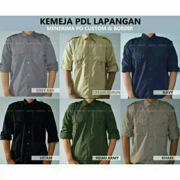 Bagus Cod Kemeja Pdl Lapangan Baju Kerja Outdoor Tactical Hiking Gunung Safety Lengan Panjang