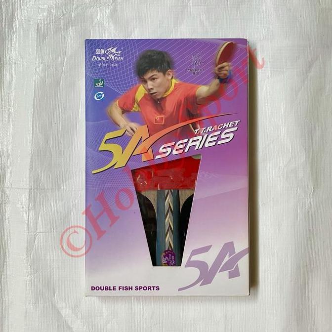 Bat Pingpong Double Fish 5A-C Tenis Meja Ping Pong Bet Bad A Series Ok