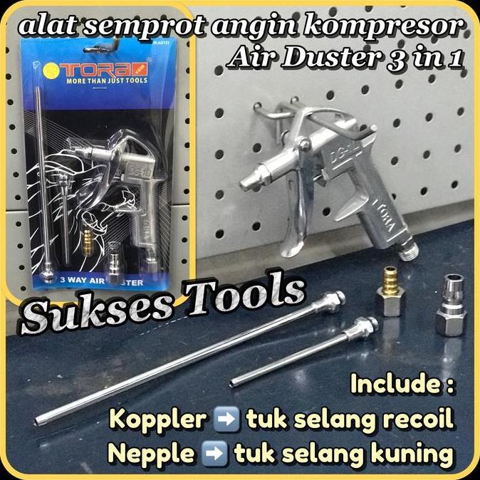 Air Duster - Alat Semprot Angin - Pistol Kompressor Angin Komplit
