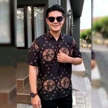 Garansi Kemeja Pria Lengan Pendek Reguler  Baju Batik Cowok  Dewasa Seragam Kantor Hem 2026