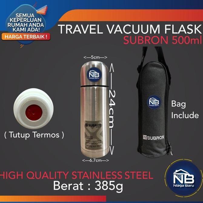 SUBRON Vacuum Flask Termos Air Panas 500ML Stainless