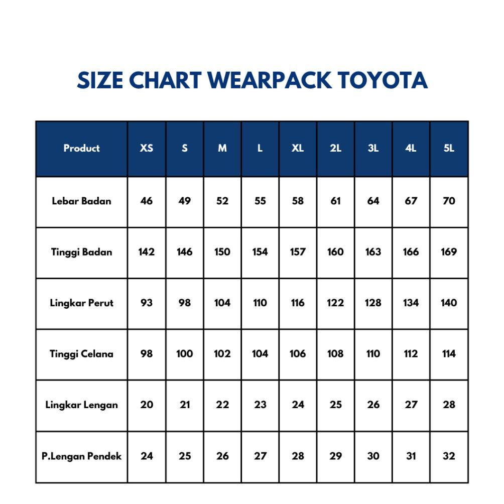 Termurah Thesunan57 || Toyota Wearpack || Seragam Mekanik Toyota || Wearpack Seragam Mekanik Toyota