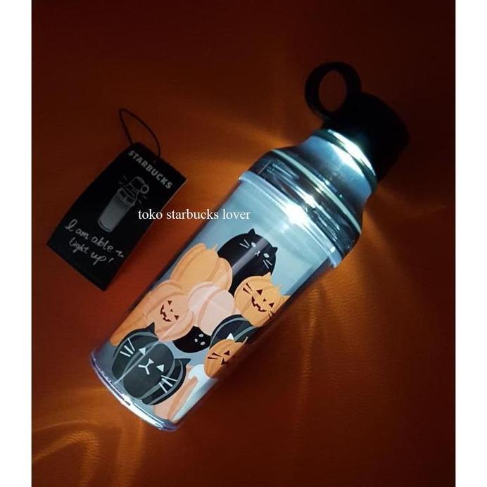 Starbucks Tumbler Bottle Grande Lena LED Halloween