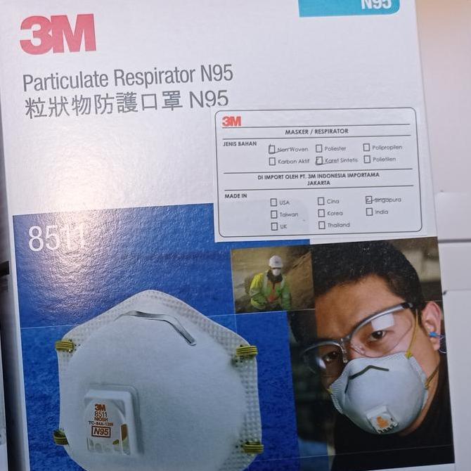 Masker 3M N95 8511 original