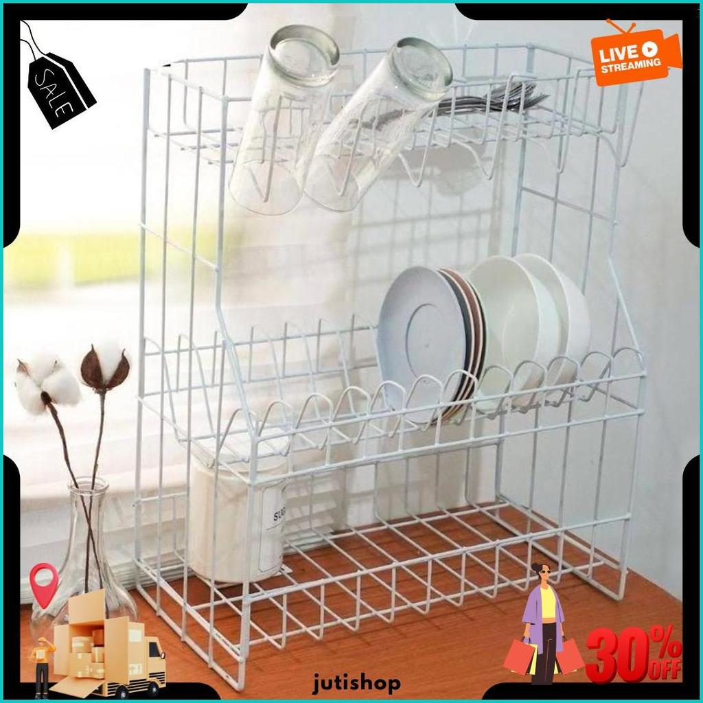 Rak Piring Dapur Rpk Rpl Susun 2 Dan Susun 3 Hot Item