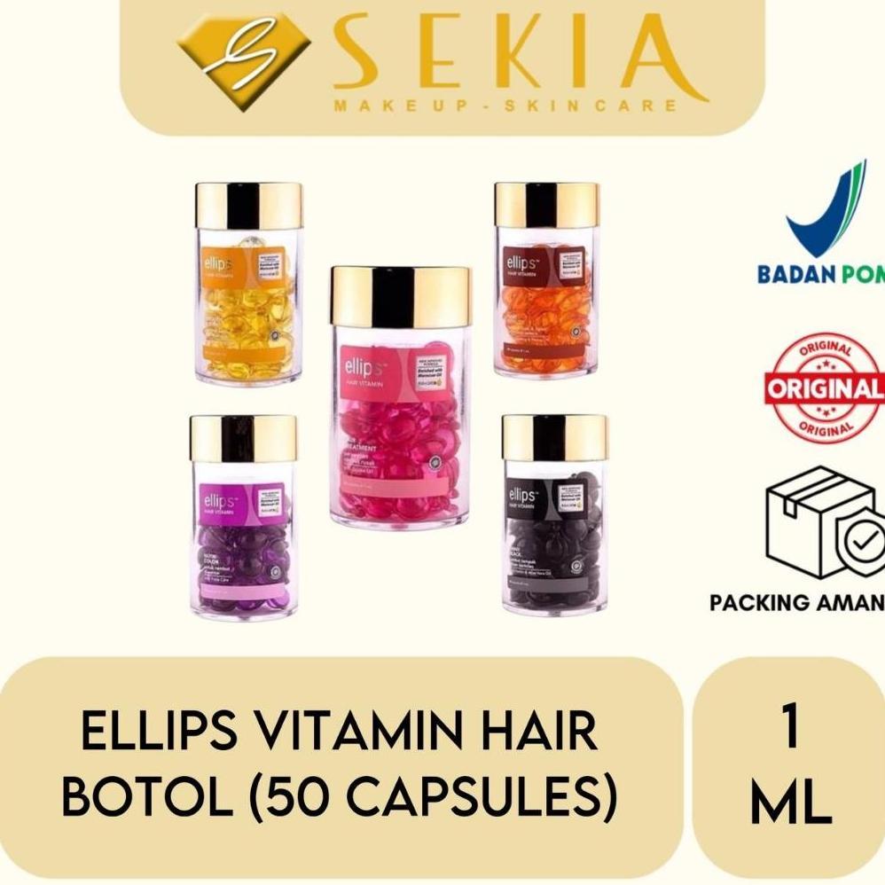 Ellips Hair Vitamin Morrocan Oil Elips Vitamin Rambut Botol ORIGINAL 100% / Ellips Vitamin Rambut Ca