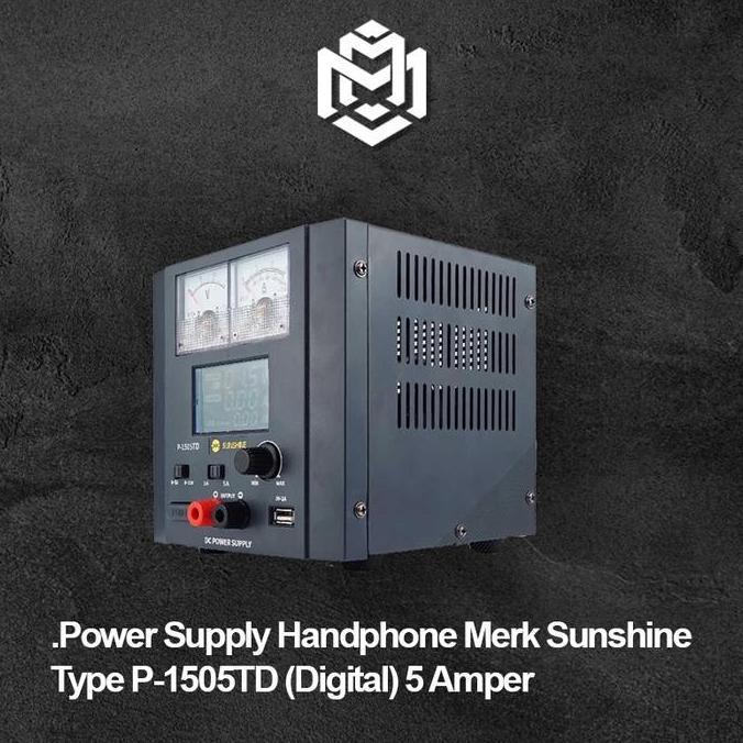 P-1505TD/Power Supply Handphone Merk Sunshine Type P-1505TD(Digital) 5