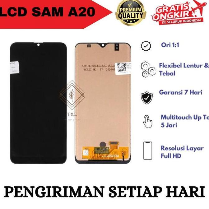 Lcd touchscreen SAM A20 original / Lcd SAM A20 original Full set
