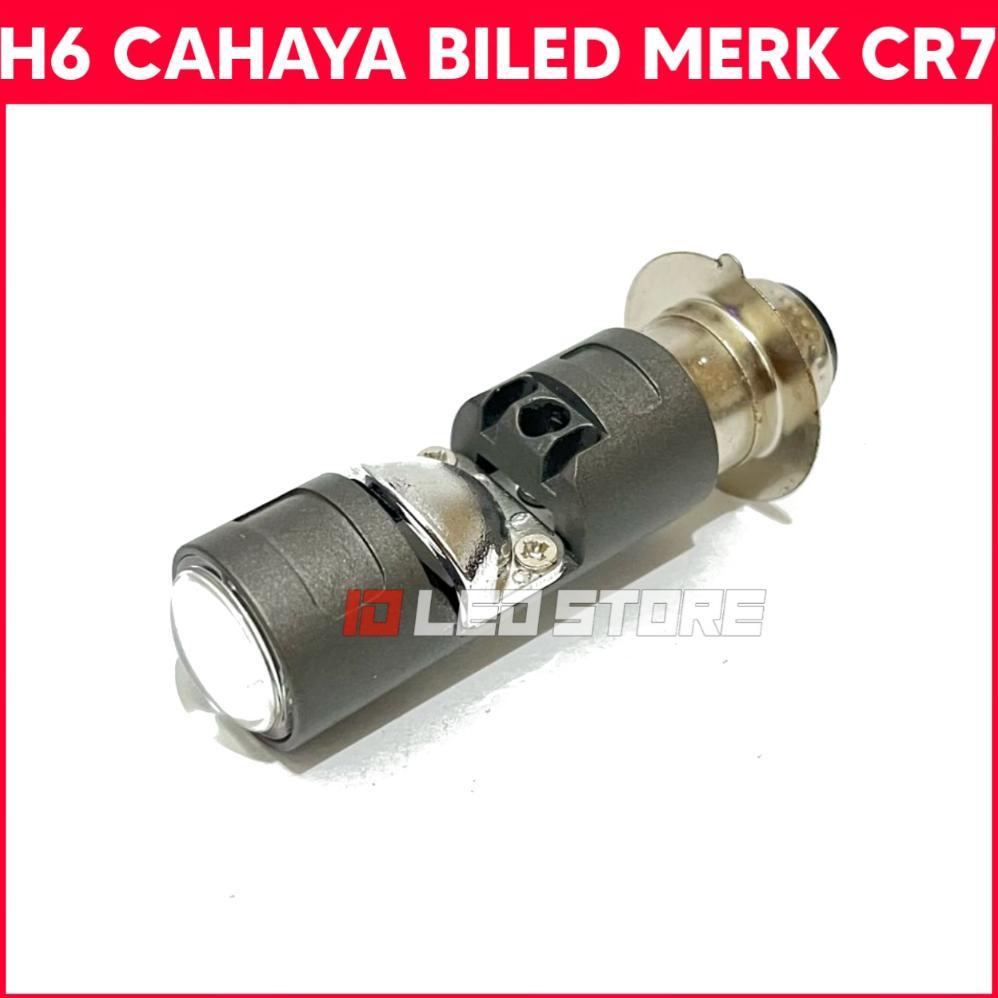 BESTPROMO LAMPU UTAMA LED H6 CR7 CAHAYA BILED FLAT CUT ORIGINAL CR7