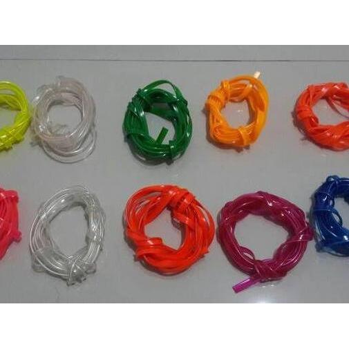 El Wire/Flexible Neon Wire/Led Wire 5 Meter With Power Supply Baterai
