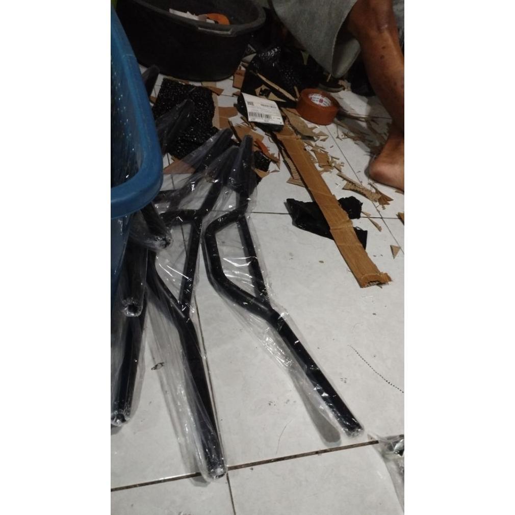 SELVARA STANG HANDLEBAR SEPEDA SUNRISE BAR STANDAR 25.4 SUNRISE HANDLE BAR HITAM BMX MTB FEDERAL MUR