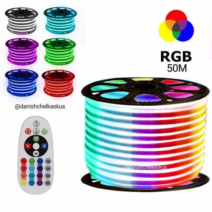 Flexible Led Strip Neon Flex Rgb Rol 50 Meter
