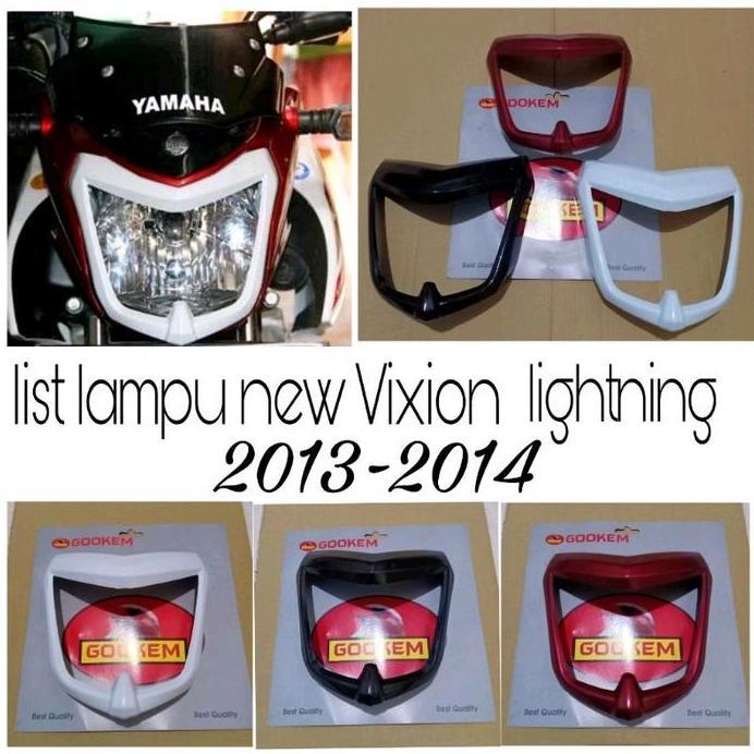 list lampu cover lampu depan Vixion nvl 2013-2014