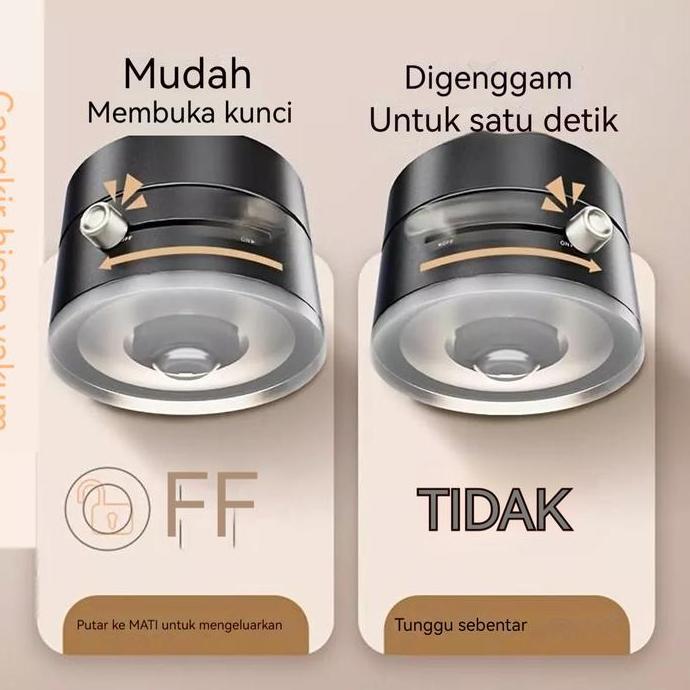 Penyangga HP Magnetis 360 Putar untuk Dasbor & Kaca Depan Mobil - Dudukan Kopi Vakum Kuat dengan Pad