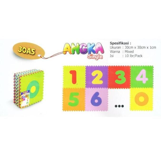 Karpet Puzzle Busa Eva Edumats Angka