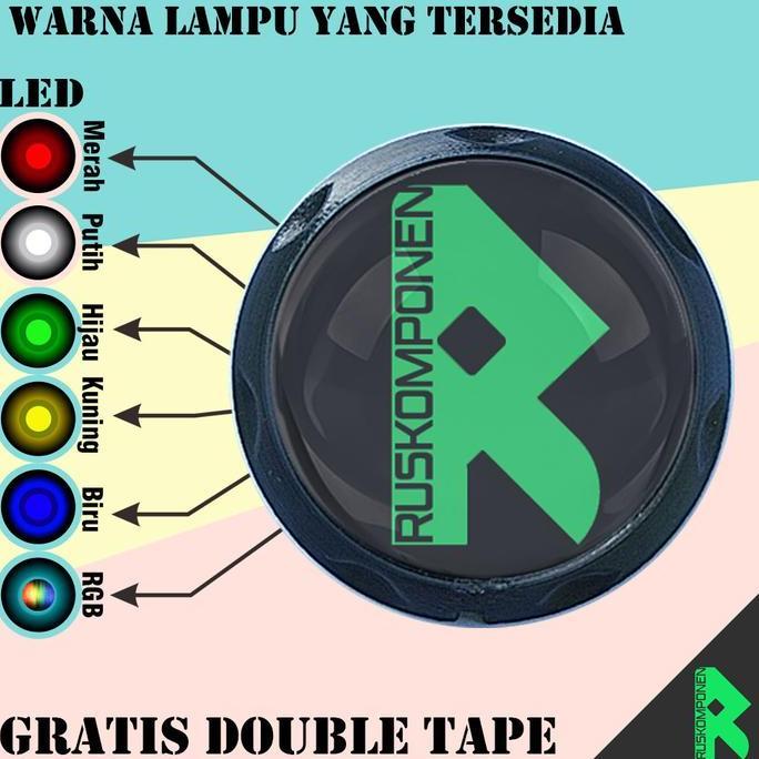 Lampu Variasi Motor Lampu Sein Led Motor Lampu Stop Emblem LED Yamaha