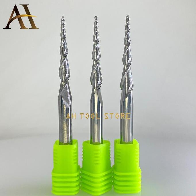 ENDMILL BALLNOSE R0.75 / 1.5mm HRC55 CnC Router Bits Milling Cutter 2F