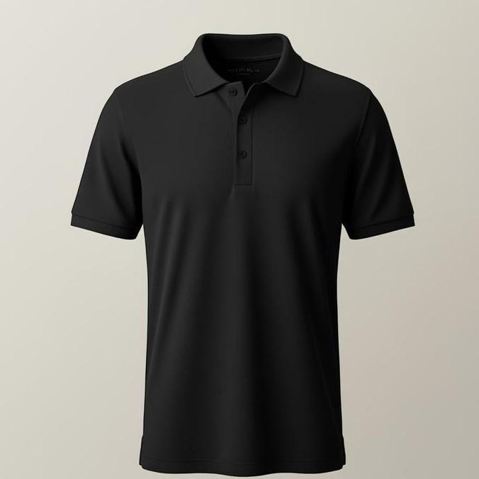 DS72 - Kaos Polo Pria dewasa / Kaos Polo Kerah hitam Baju Distro Polo kerah hitam Keren