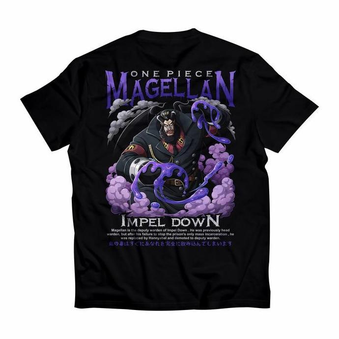 DB70 - Kaos Magellan One Piece 00118 | Baju Anime | T-Shirt Jepang | Kaos Wibu | Distro | Unisex Str