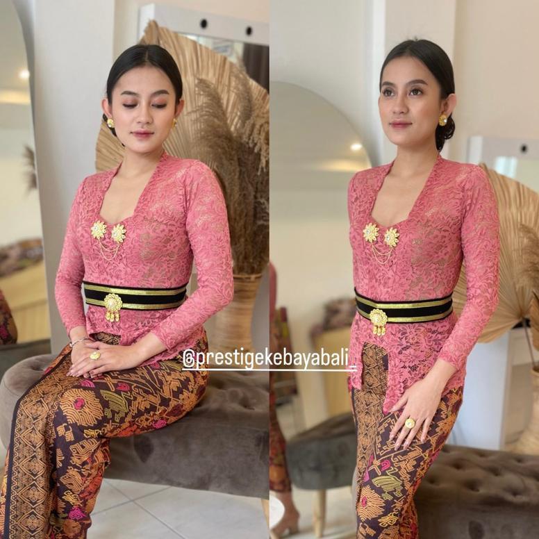 TERBARU (Bisa COD) ONE SET KEBAYA SOFIA STRAIT/Setelan Kebaya Sofia/Kebaya Brokat Sofia/Kebaya Bali 