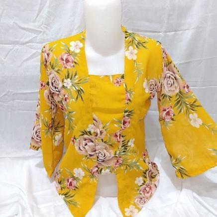 HOT DEALS kebaya sifon motif bunga kebaya sifon murah kebaya sifon jumbo pakaian adat bali tradision