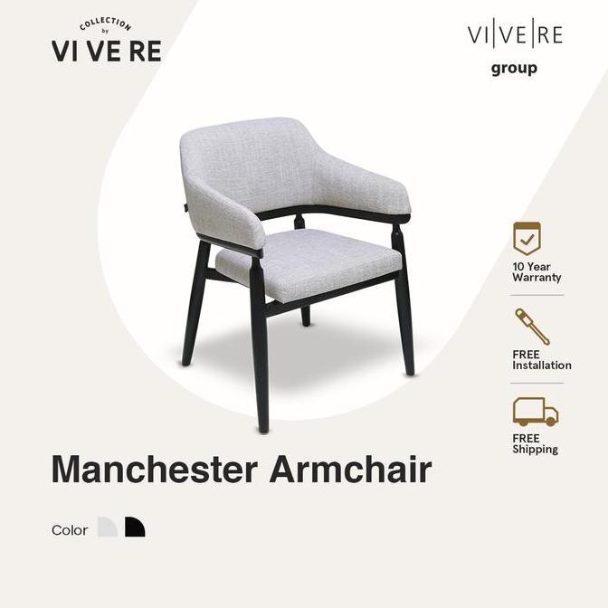 TERLARIS VIVERE MANCHESTER HI ARMCHAIR - KURSI MAKAN